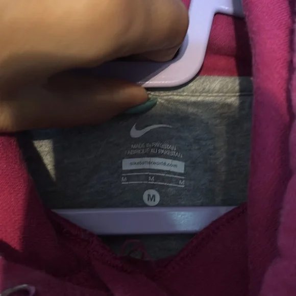 Nike Fuchsia Pullover Hoodie - Picture 3 of 3